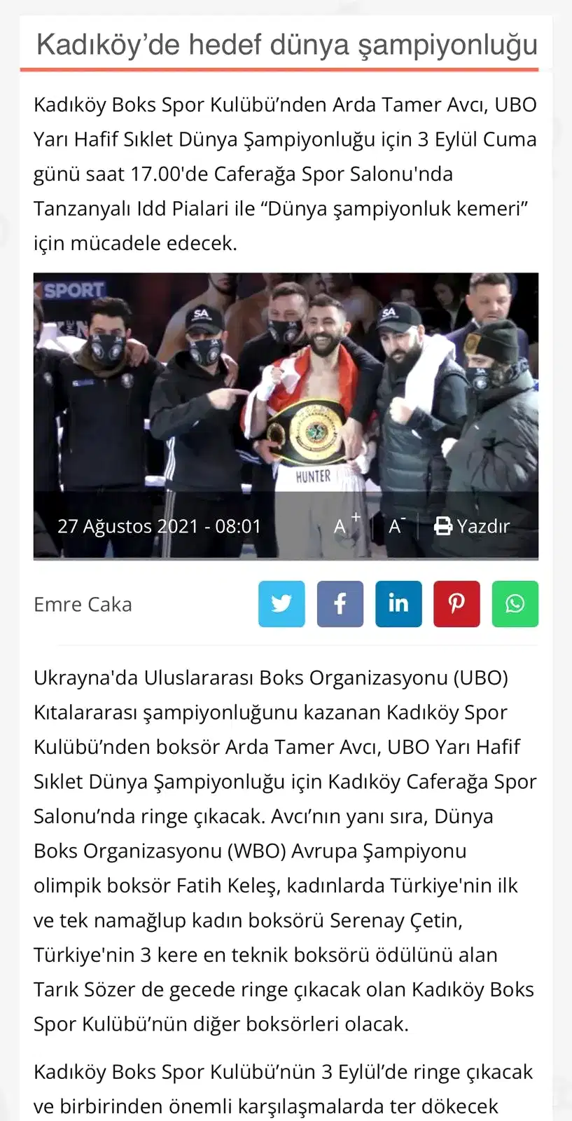 Haberlerimiz