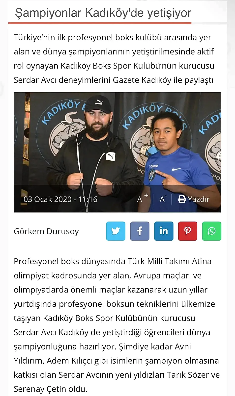 Haberlerimiz